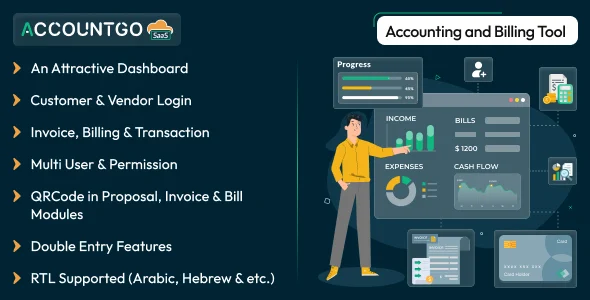 AccountGo SaaS – Accounting and Billing Tool