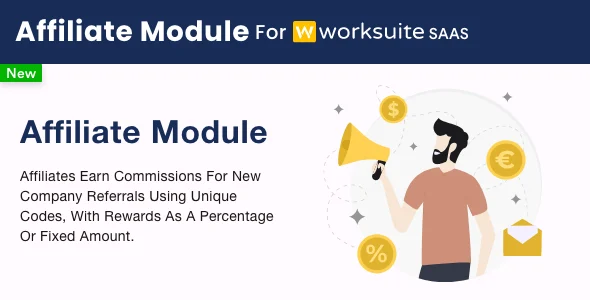 Affiliate Module for Worksuite SAAS