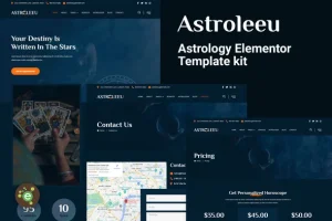 Astroleeu – Astrology & Numerology Elementor Template Kit