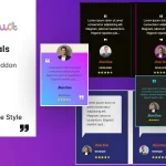 BWD Testimonials addons for elementor