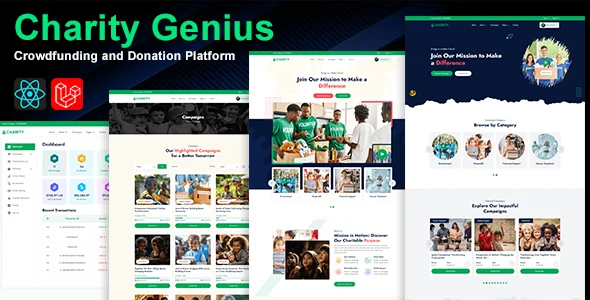 Charity Genius – Dynamic Crowdfunding Platform with Multiple Payment Gateway
