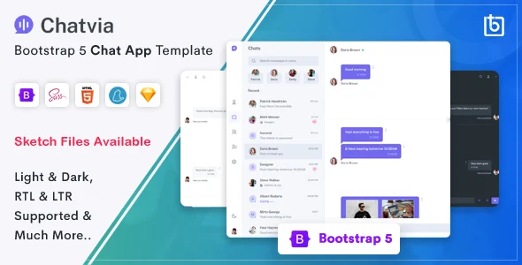 Chatvia – Bootstrap 5 Chat App Template