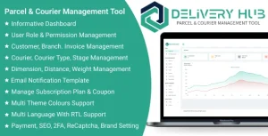 Delivery Hub SaaS – Parcel & Courier Management Tool