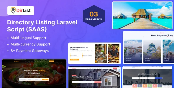 DirList - Complete Business Directory and Listing Script (SaaS)