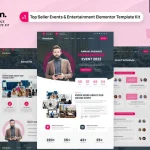 Eventum – Event & Conference Elementor Template Kit