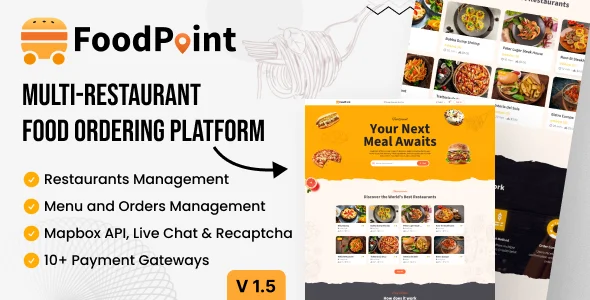 FoodPoint – Multi-restaurant Food Ordering Platform