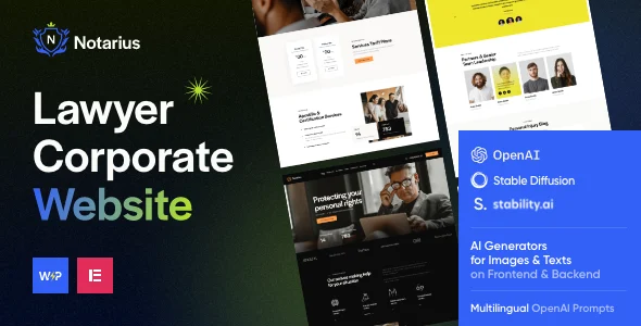 Notarius – Lawyer Legal Advisor WordPress Theme