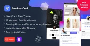 Premium vCard / Resume / CV / Portfolio / Digital Business Card – Laravel 11