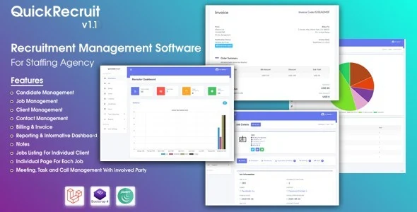 QuickRecruit – Recruitment CRM and Talent Acquisition System in Laravel