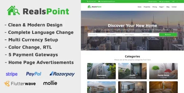 RealsPoint – Real Estate Property Listing Platform