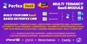 SaaS module for Perfex CRM – Multi Tenancy Support
