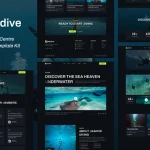 Seadive – Scuba Diving Centre Elementor Template Kit