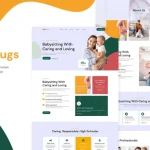 Tiny Hugs – Baby & Child Care Services Elementor Template Kit