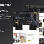 Topchess – Chess Club Courses & Training Elementor Template Kit
