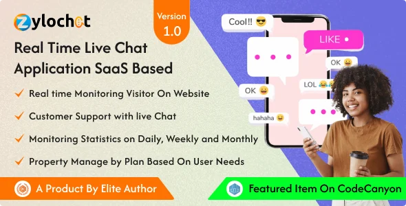 ZyloChat - Real Time Live Chat and Website Visitor tracking Application (Saas Based)