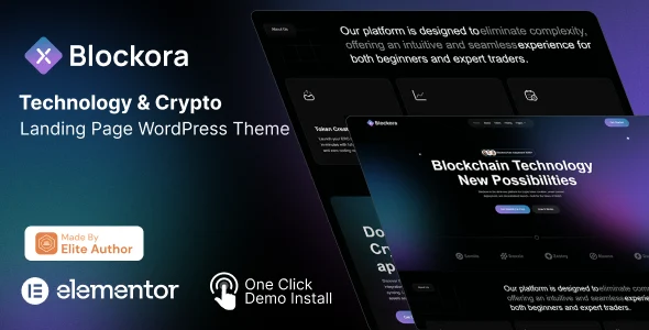 Blockora – Blockchain, Crypto & Web3 Technology WordPress Theme