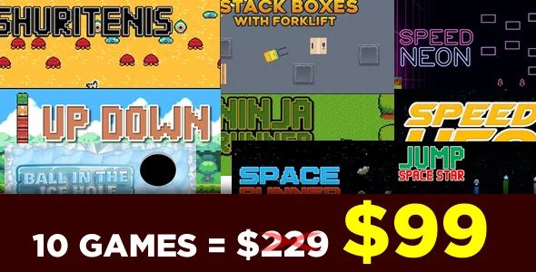 Bundle 10 Games – HTML5 Games ”Construct 3”