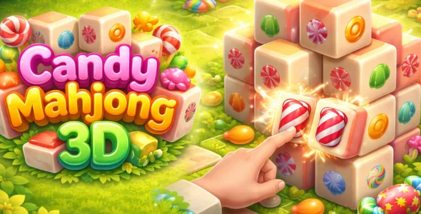 Candy Mahjong 3D | Matching Puzzle HTML5 Game