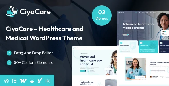 CiyaCare – Healthcare & Medical WordPress Theme