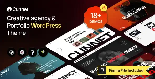 Cunnet – Creative Agency and Portfolio WordPress Theme