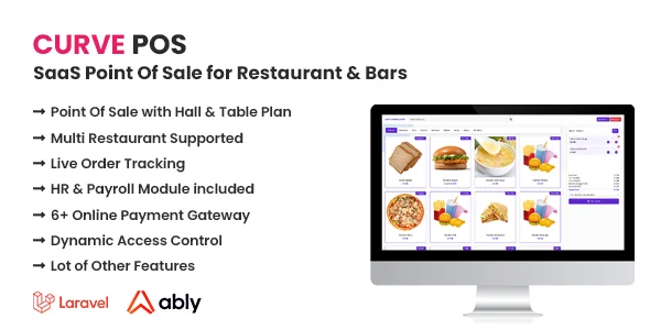 Curve POS – SaaS Point Of Sale System for Restaurants & Bars