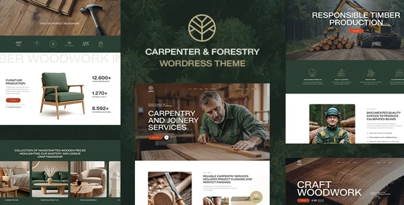 Lumbert – Carpenter, Wood & Forestry WordPress Theme