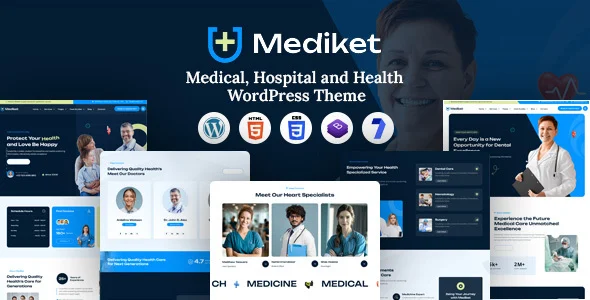 Mediket – Medical and Health WordPress Theme