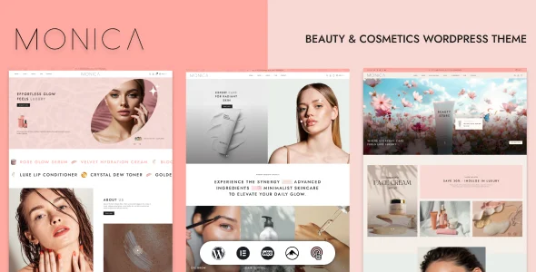 Monica – Beauty Cosmetic Shop WordPress Theme