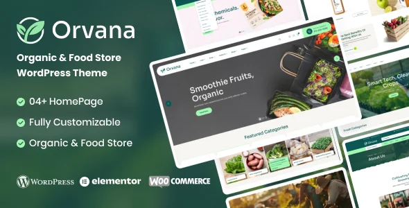 Orvana – Organic & Food Store WooCommerce WordPress Theme