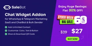 SaleBot Chat Widget Addon