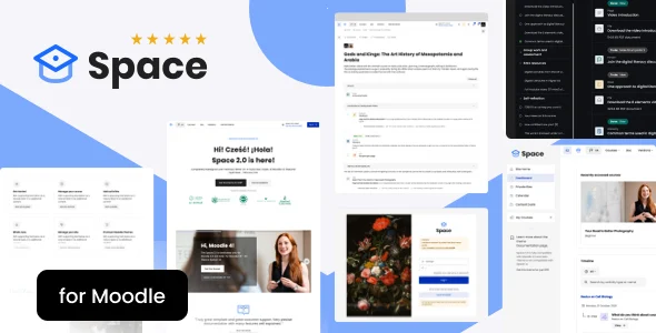 Space – Modern Responsive Moodle Theme for Online Learning Platforms