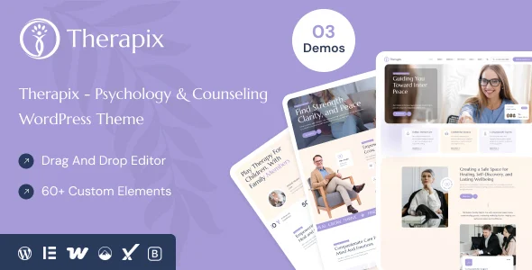Therapix – Psychology & Counselling WordPress Theme