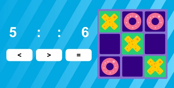 Tic Tac Toe – Comparing Numbers | Html5 Game | Construct 2/3