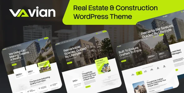 Vian – Real Estate & Construction WordPress Theme
