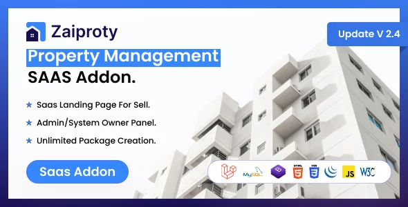 Zaiproty – Property Management SAAS Addon