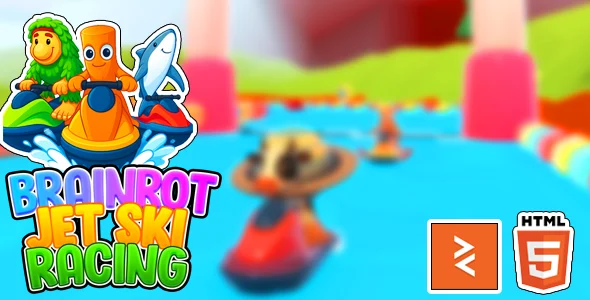 Brainrot Jet Ski Racing – HTML5 game – PlayCanvas