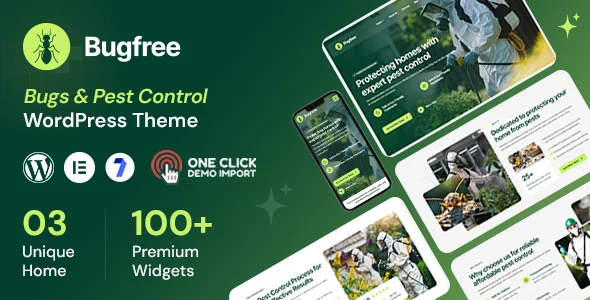 Bugfree – Pest Control WordPress Theme