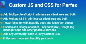 Elite Custom JS and CSS module for Perfex CRM