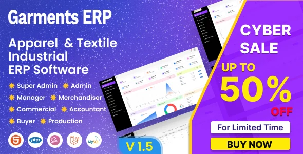 Garments ERP – Apparel & Textile Industrial ERP Software