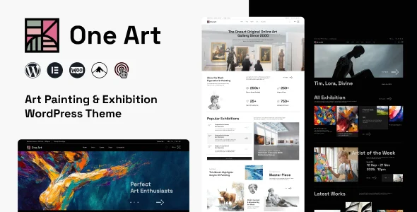One Art – Portfolio & Artist WordPress Theme