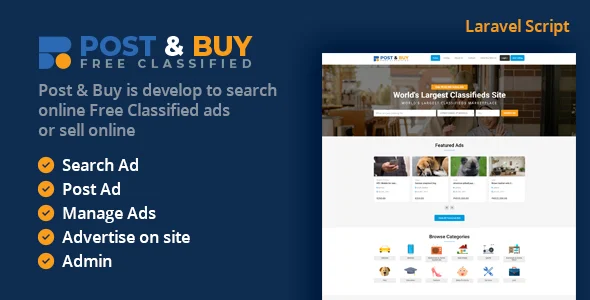Post and Buy – Classified Ads Listings