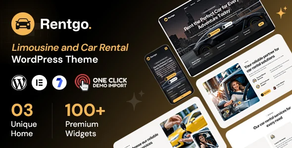 Rentgo – Limousine and Car Rental WordPress Theme