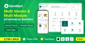 6amMart – Multivendor Food, Grocery, eCommerce, Parcel, Pharmacy delivery app with Admin & Website
