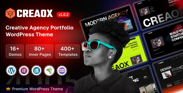 Creaox – Creative Agency Portfolio WordPress Theme