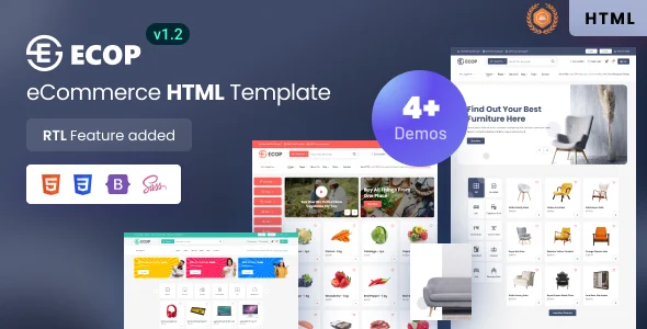 Ecop – eCommerce Shop Bootstrap 5 Template