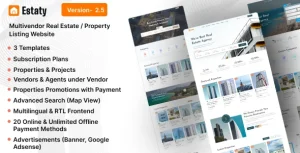 Estaty – Real Estate Marketplace Website