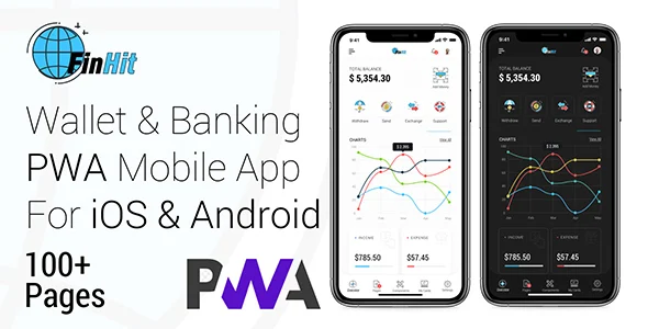 FinHit – Wallet & Banking PWA Mobile Application