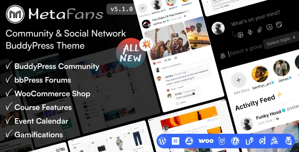 MetaFans – Community & Social Network BuddyPress Theme