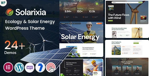 Solarixia – Ecology & Solar Energy WordPress