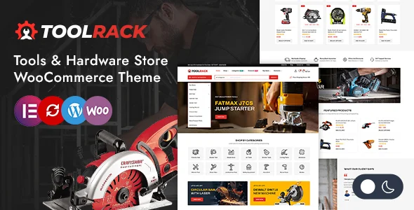 Toolrack – Machine Tools and Hardware Store WordPress WooCommerce Theme